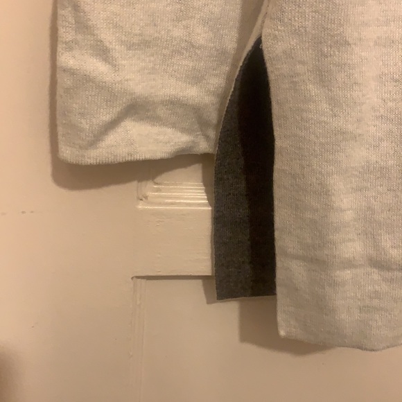 ANTHROPOLOGIE ASPEN HEATHER GRAY OVERSIZED SWEATER MOCK TURTLENECK WARM SZ L - Picture 7 of 12